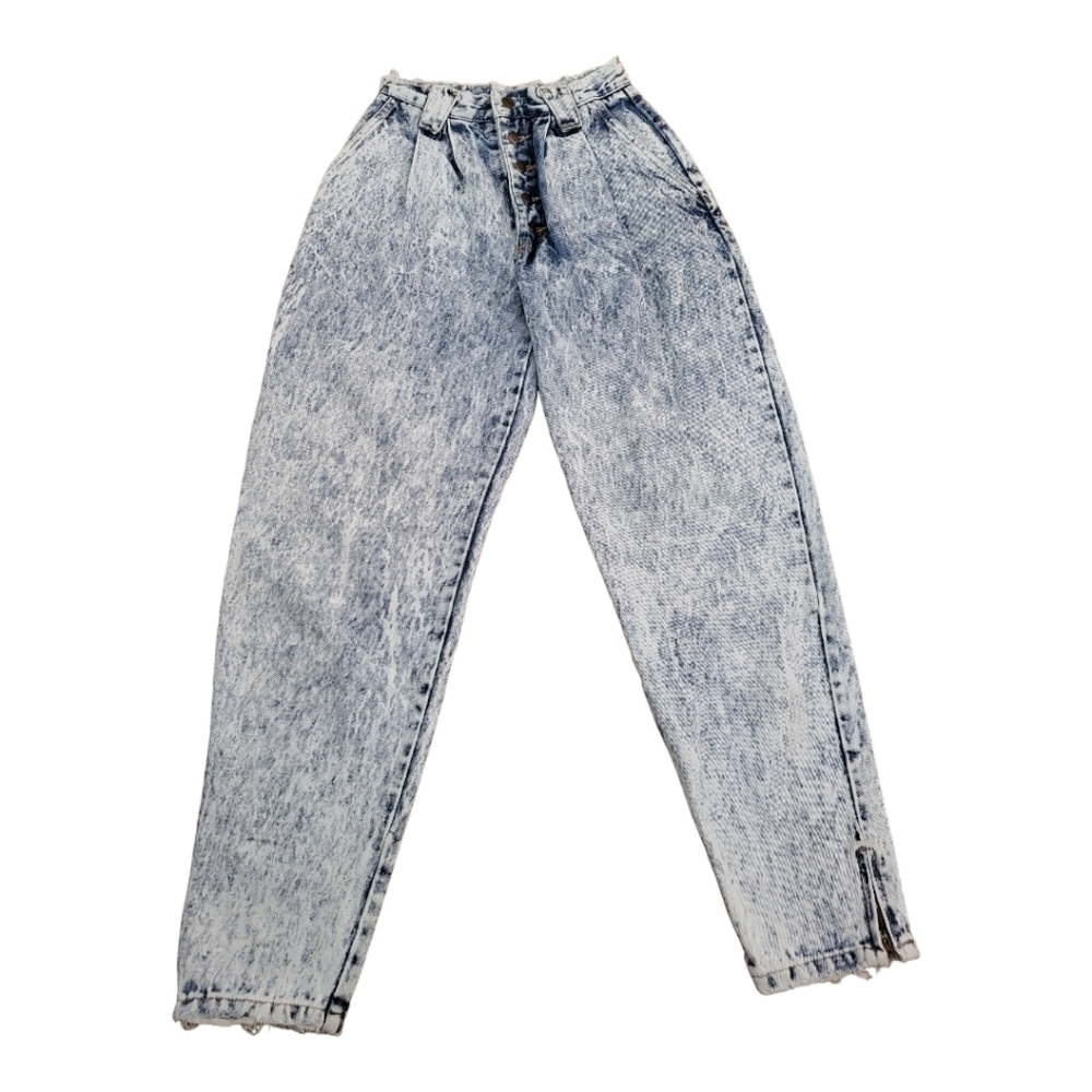 bongo Vintage High Rise white wash jeans Size 5